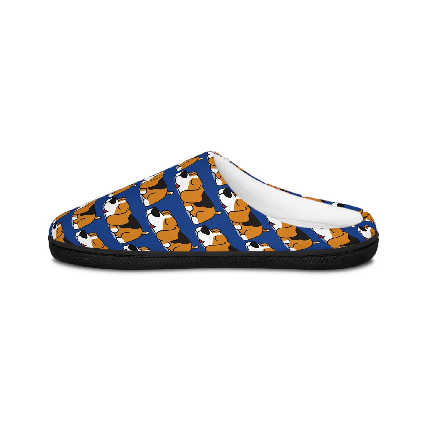 Lazy Beagle Men's Indoor Slippers - Navy Blue - Finleys Online