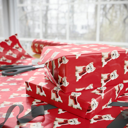 Westie Red Wrapping Paper - Finleys Online