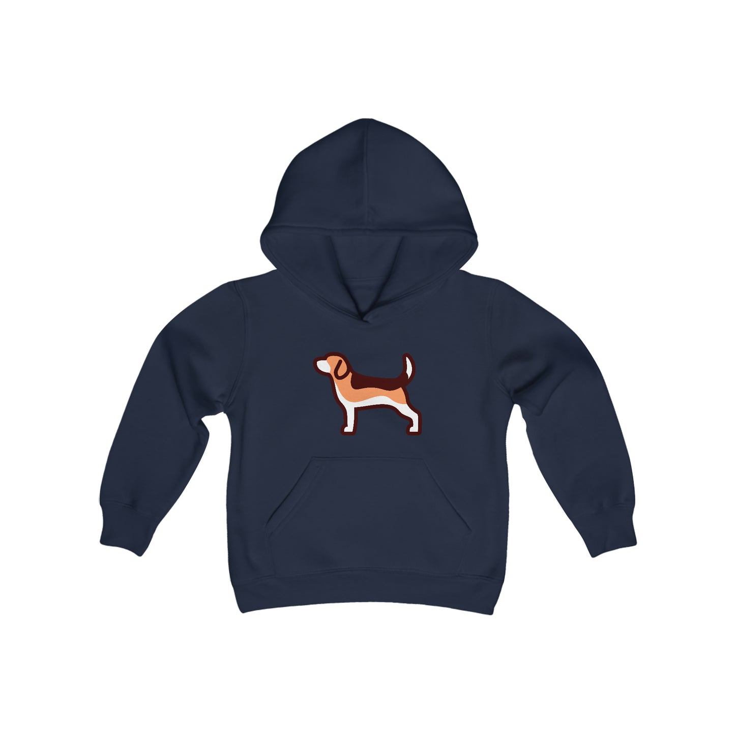 Modern Beagle Youth Heavy Blend Hooded Sweatshirt - Finleys Online