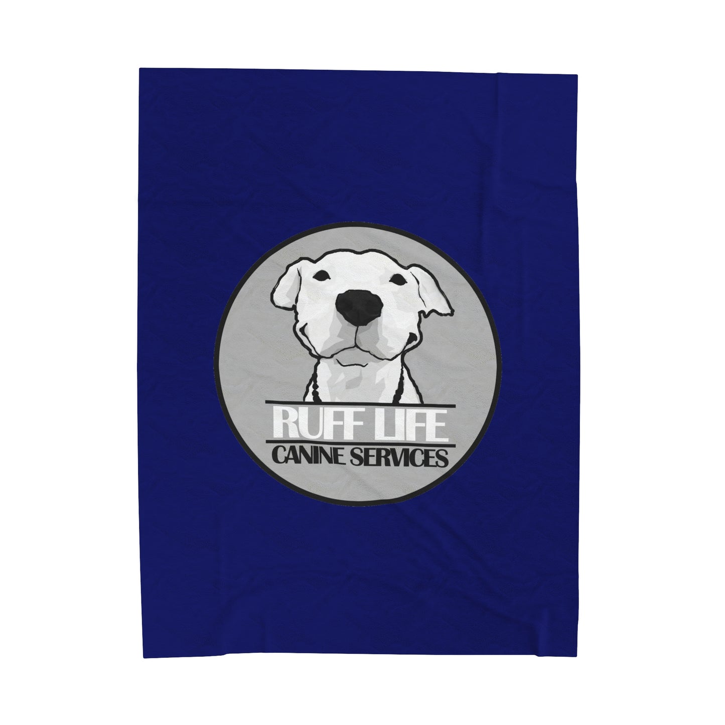 Ruff Life Blanket - Dark Blue