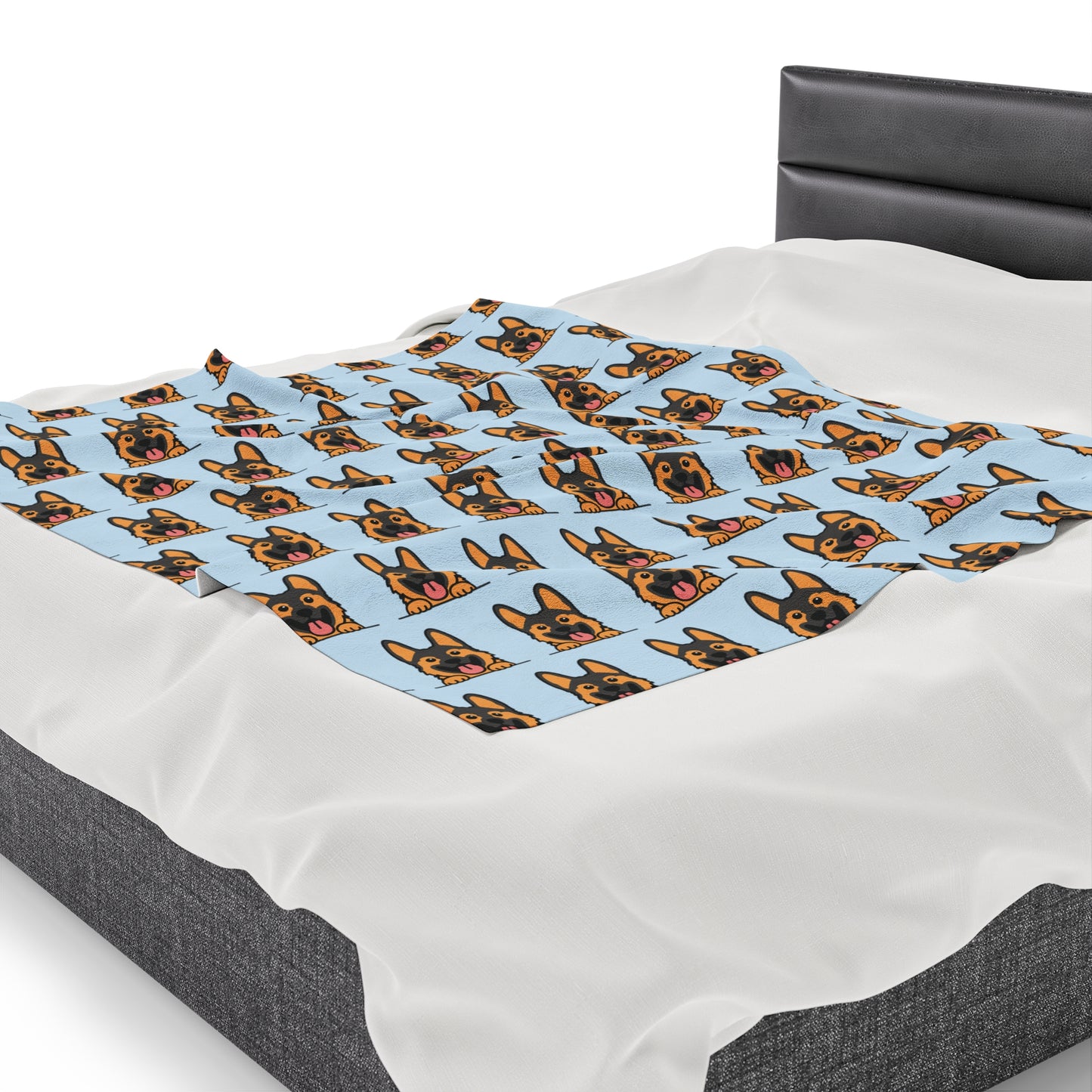 German Shepherd Velveteen Plush Blanket - Finleys Online