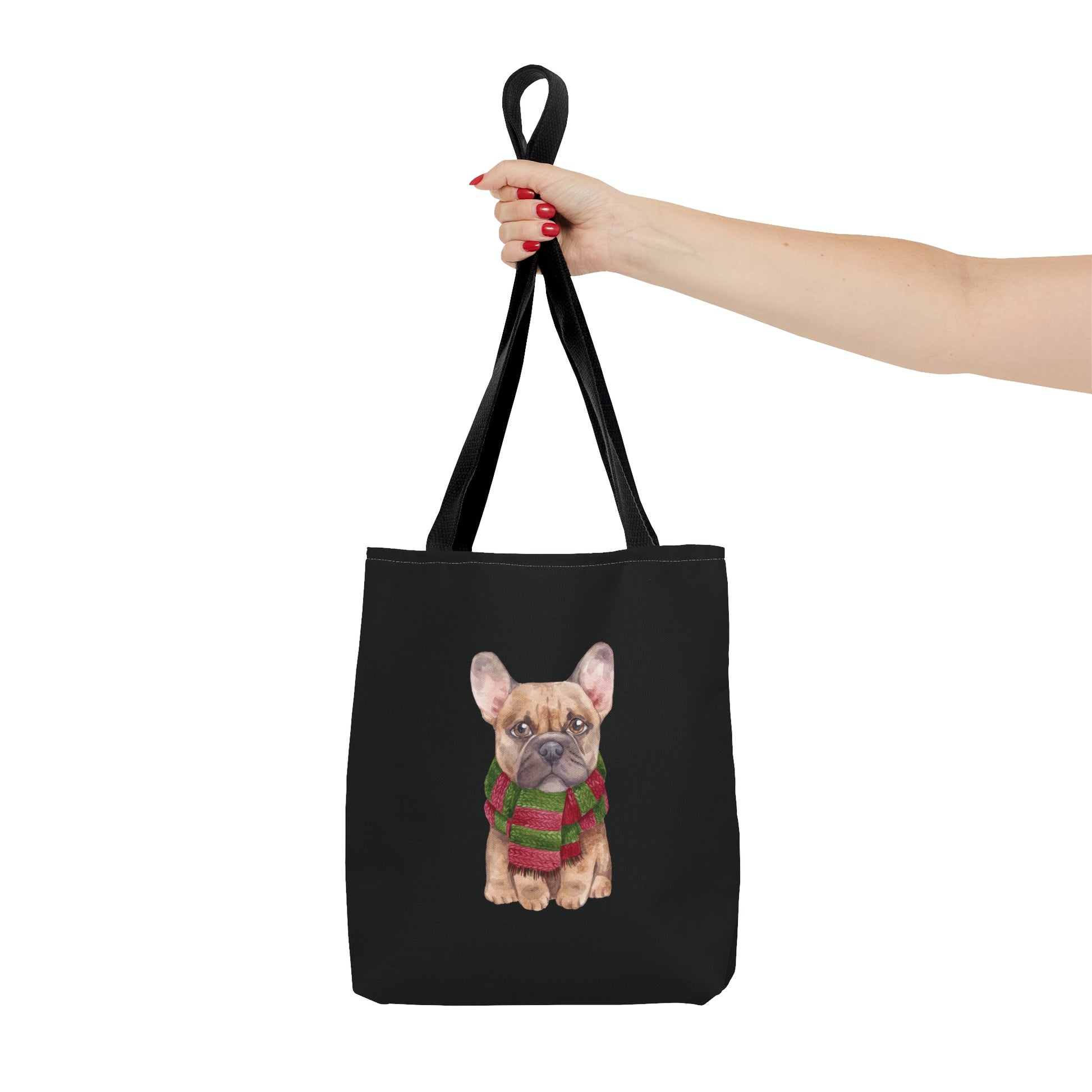 Winter Frenchie Tote - Black - Finleys Online