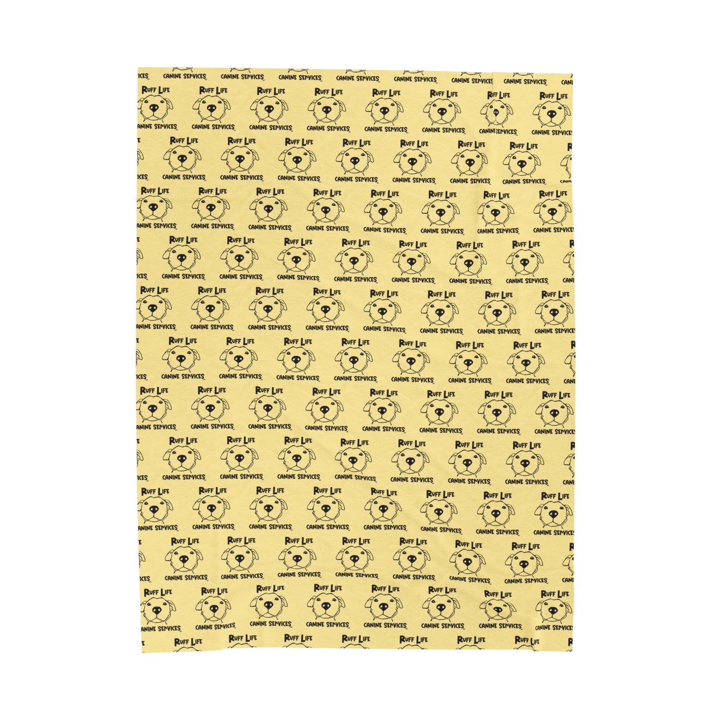 Ruff Life (Logo 2) Velveteen Blanket