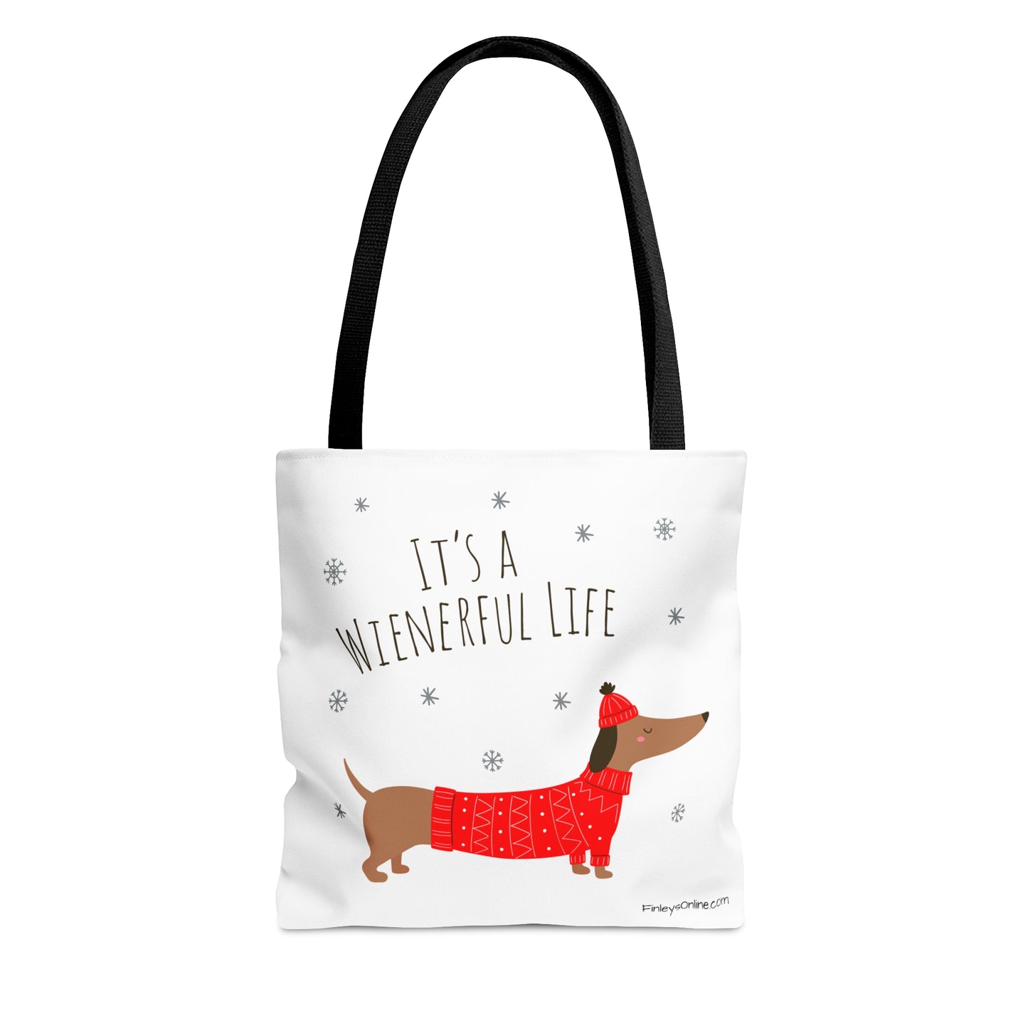 It's a Wienerful Life Dachshund Tote Bag