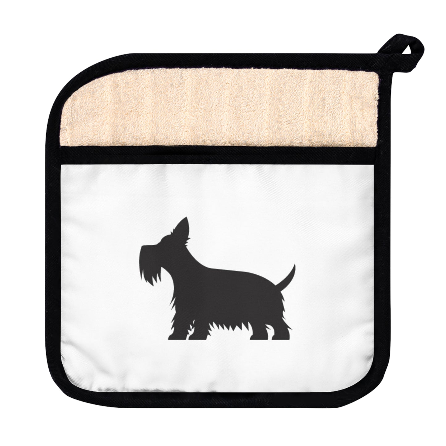 Scottie Pot Holder with Pocket