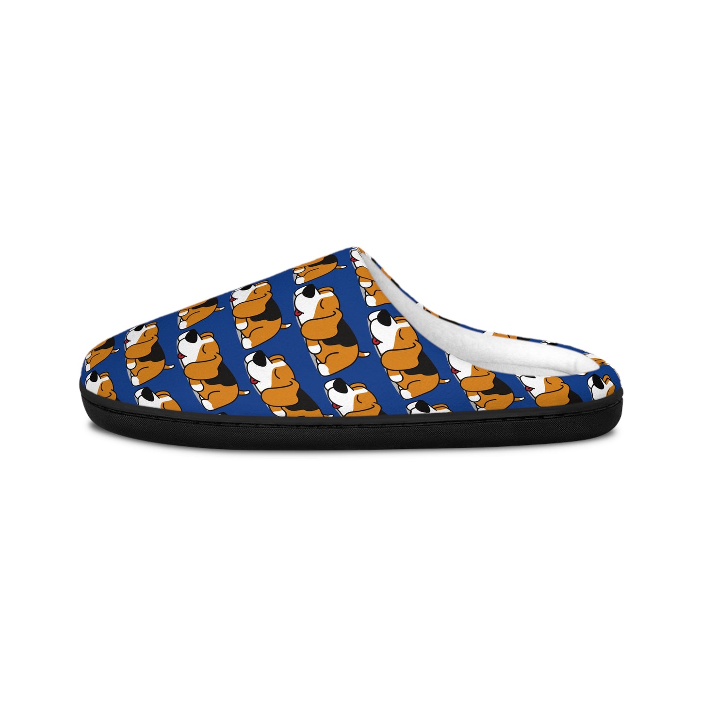 Lazy Beagle Men's Indoor Slippers - Navy Blue - Finleys Online