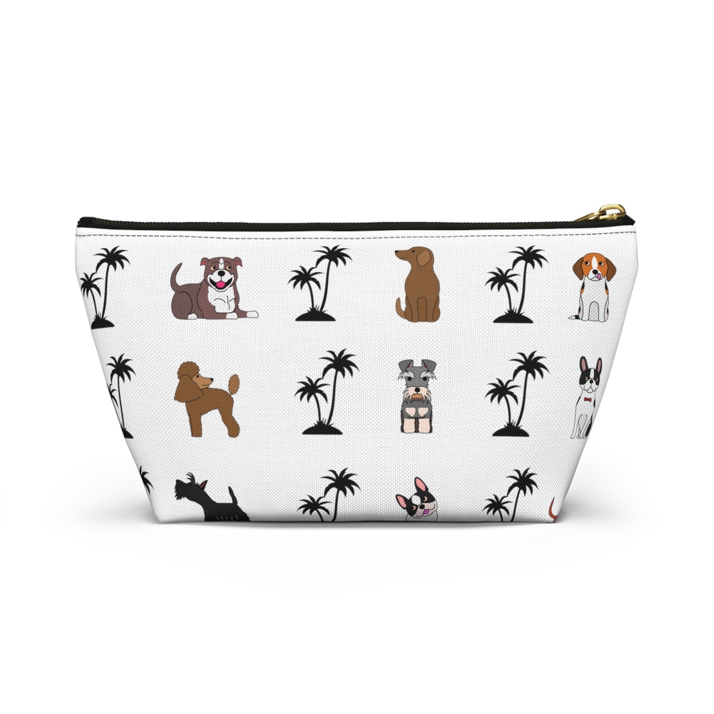 Dogs and Palms Accessory Pouch w T-bottom - Clearance - Finleys Online