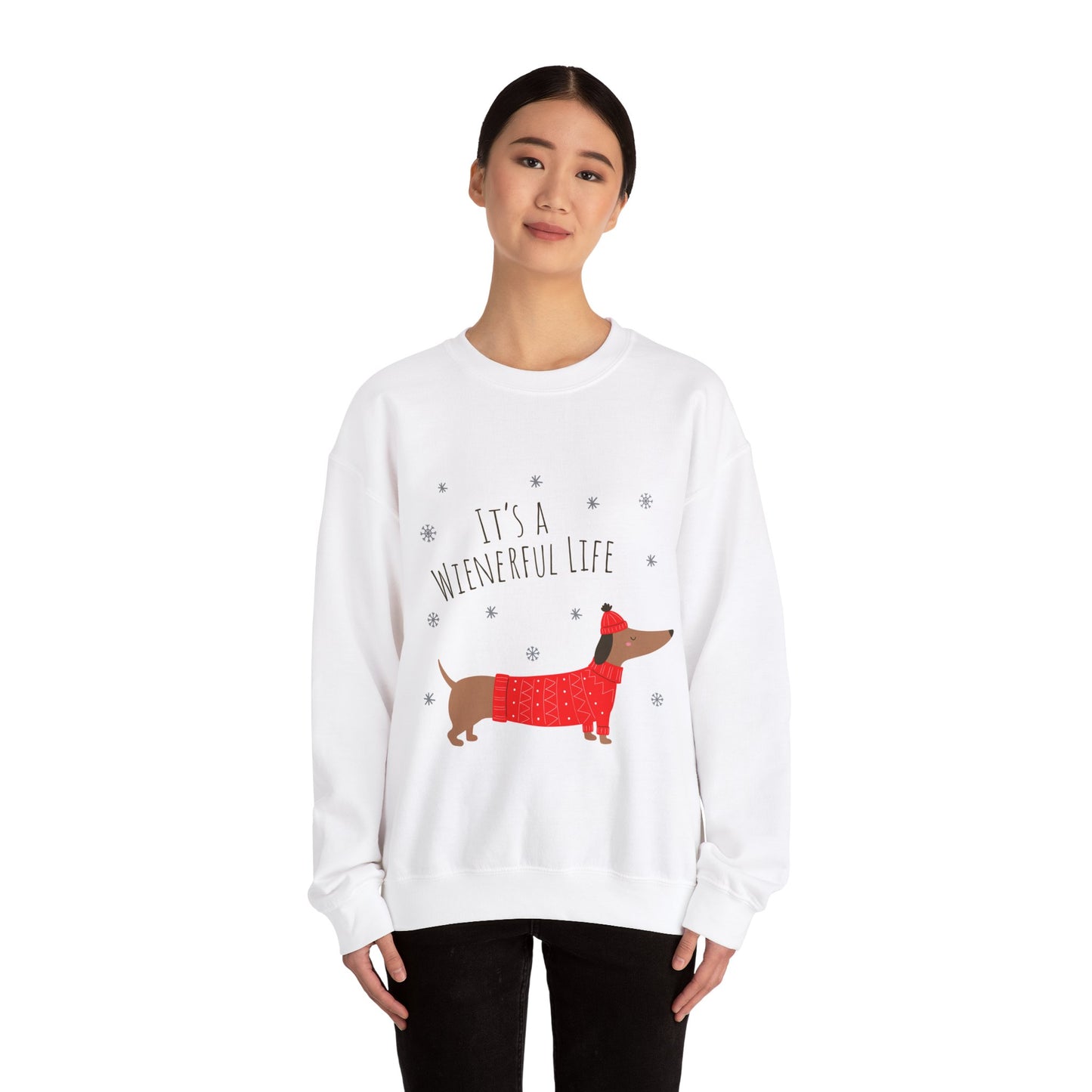 "It's a Wienerful Life" Heavy Blend™ Crewneck Sweatshirt