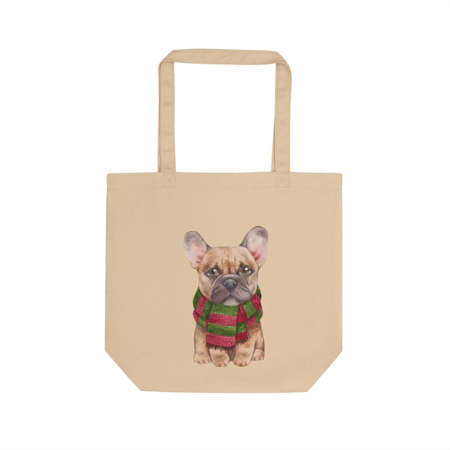 Winter Frenchie Tote - Black