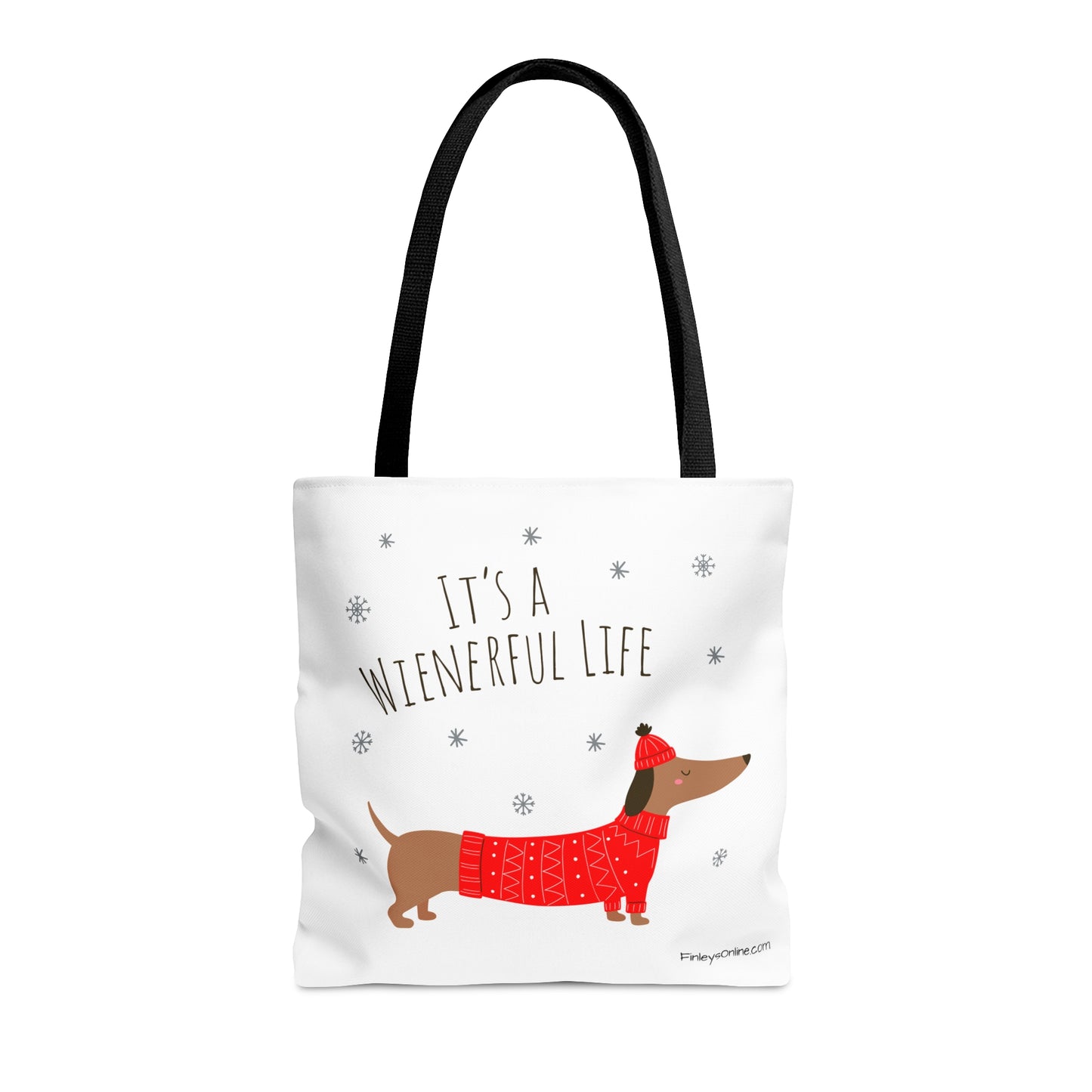 It's a Wienerful Life Dachshund Tote Bag