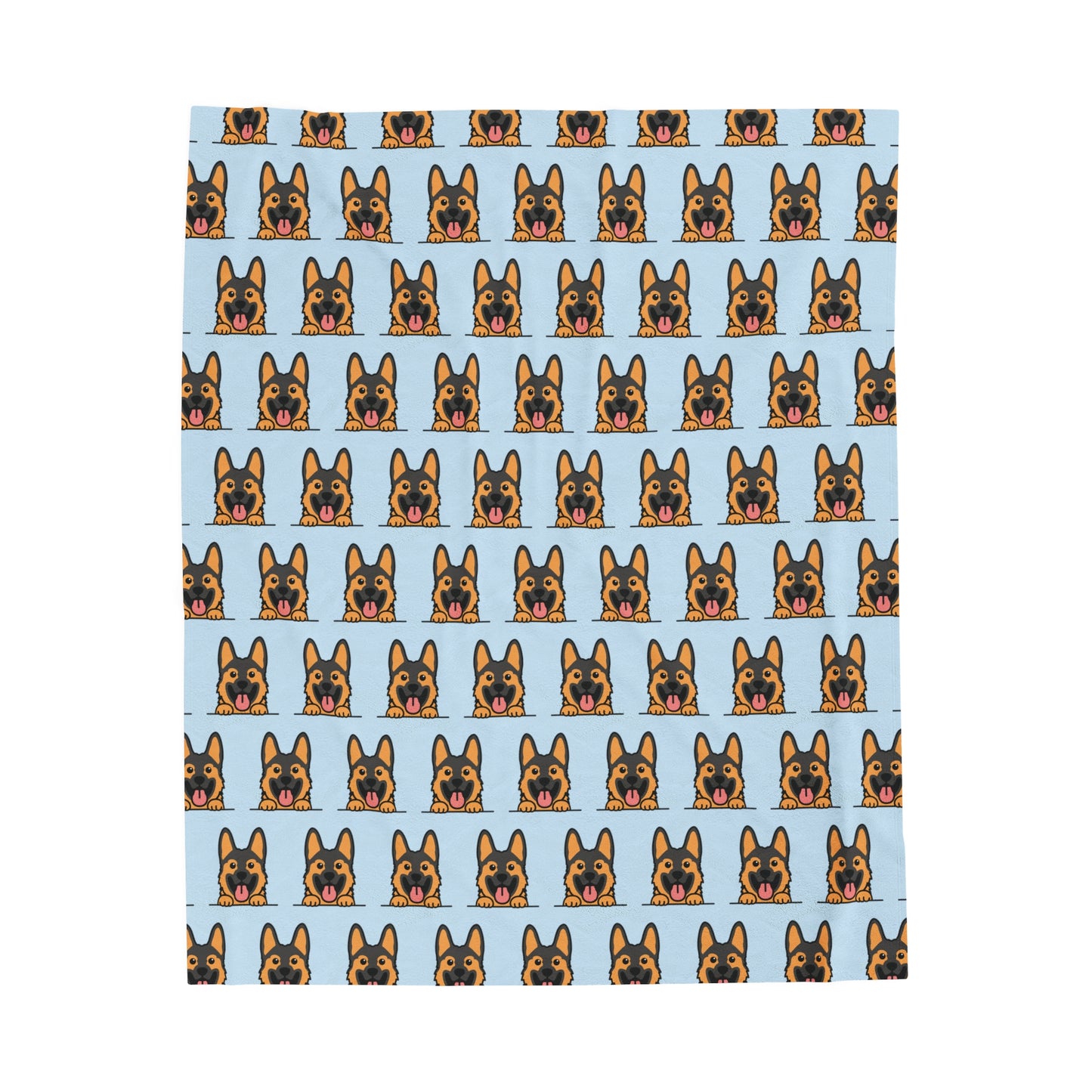 German Shepherd Velveteen Plush Blanket - Finleys Online