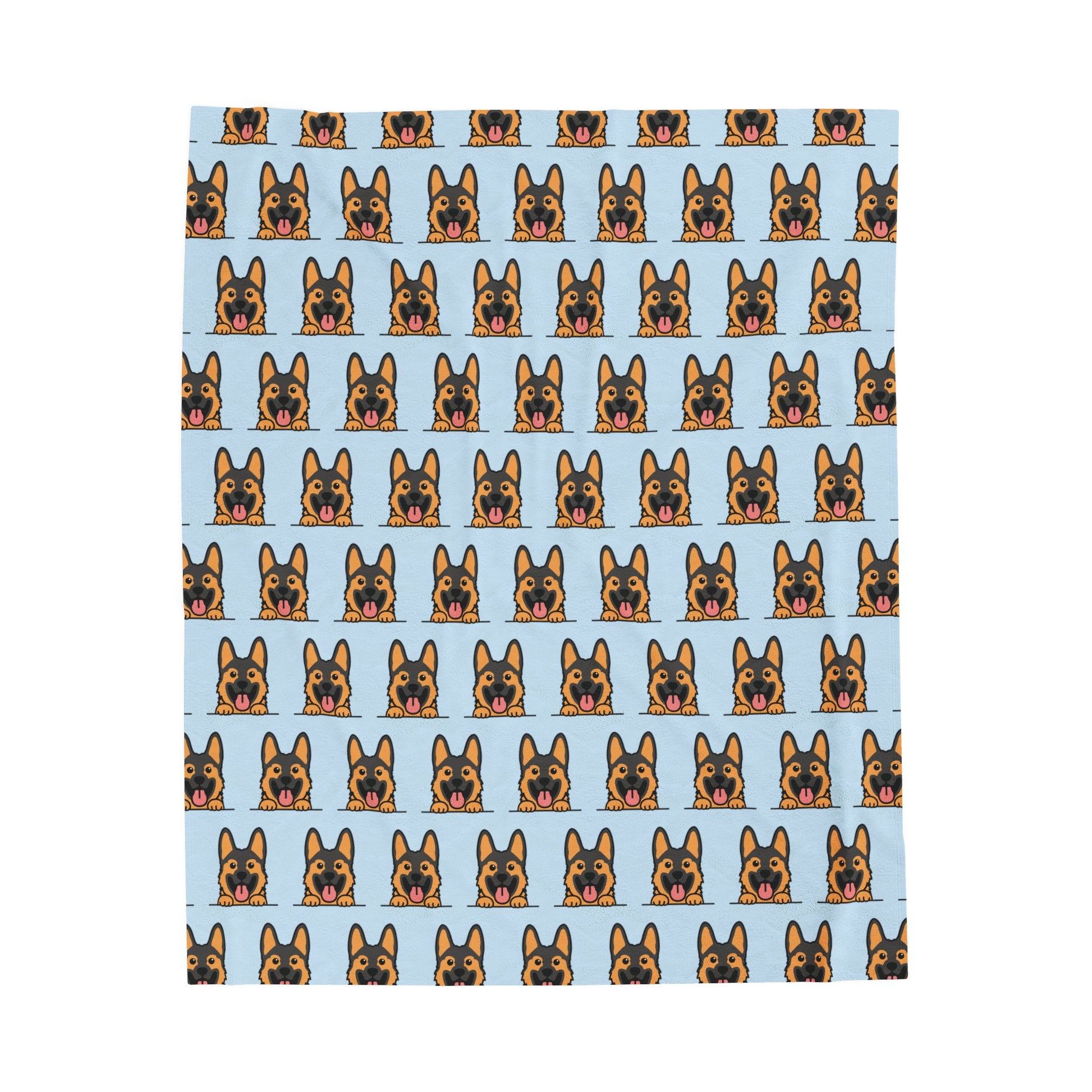 German Shepherd Velveteen Plush Blanket - Finleys Online