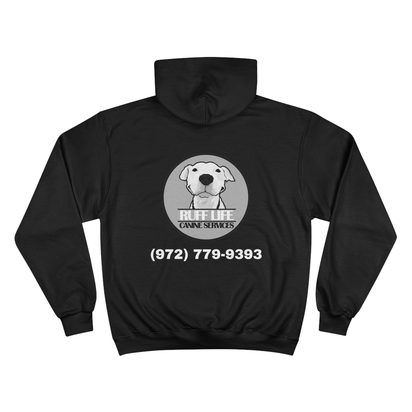 Ruff Life Canine Services Champion Hoodie - Logo 1 - Finleys Online