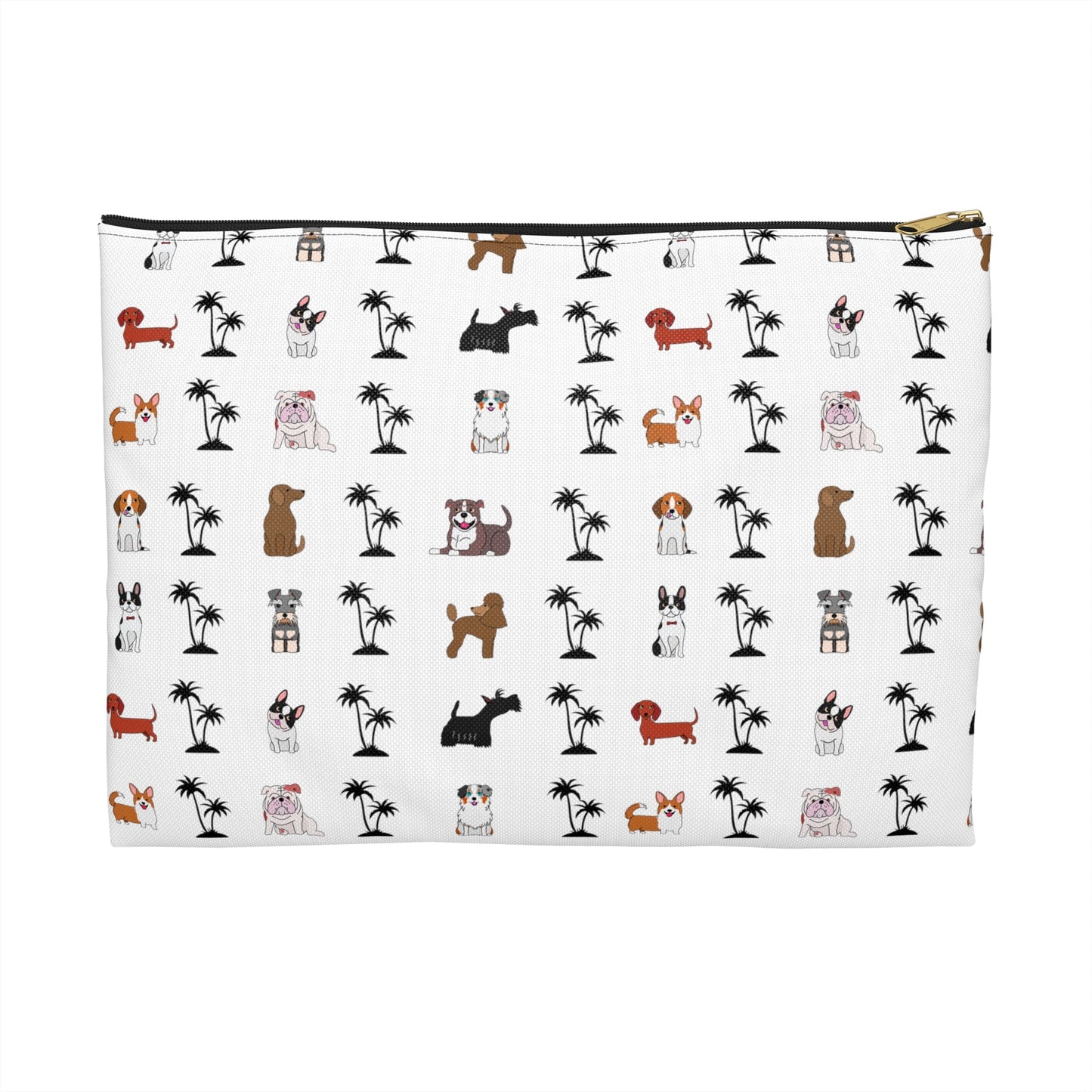 Dogs and Palms Accessory Pouch - Large - Clearance - Finleys Online