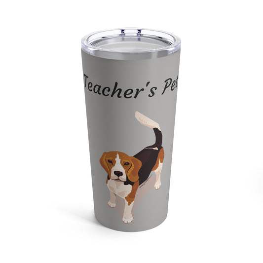 Teacher's Pet (Beagle) Tumbler 20oz Gray - Finleys Online