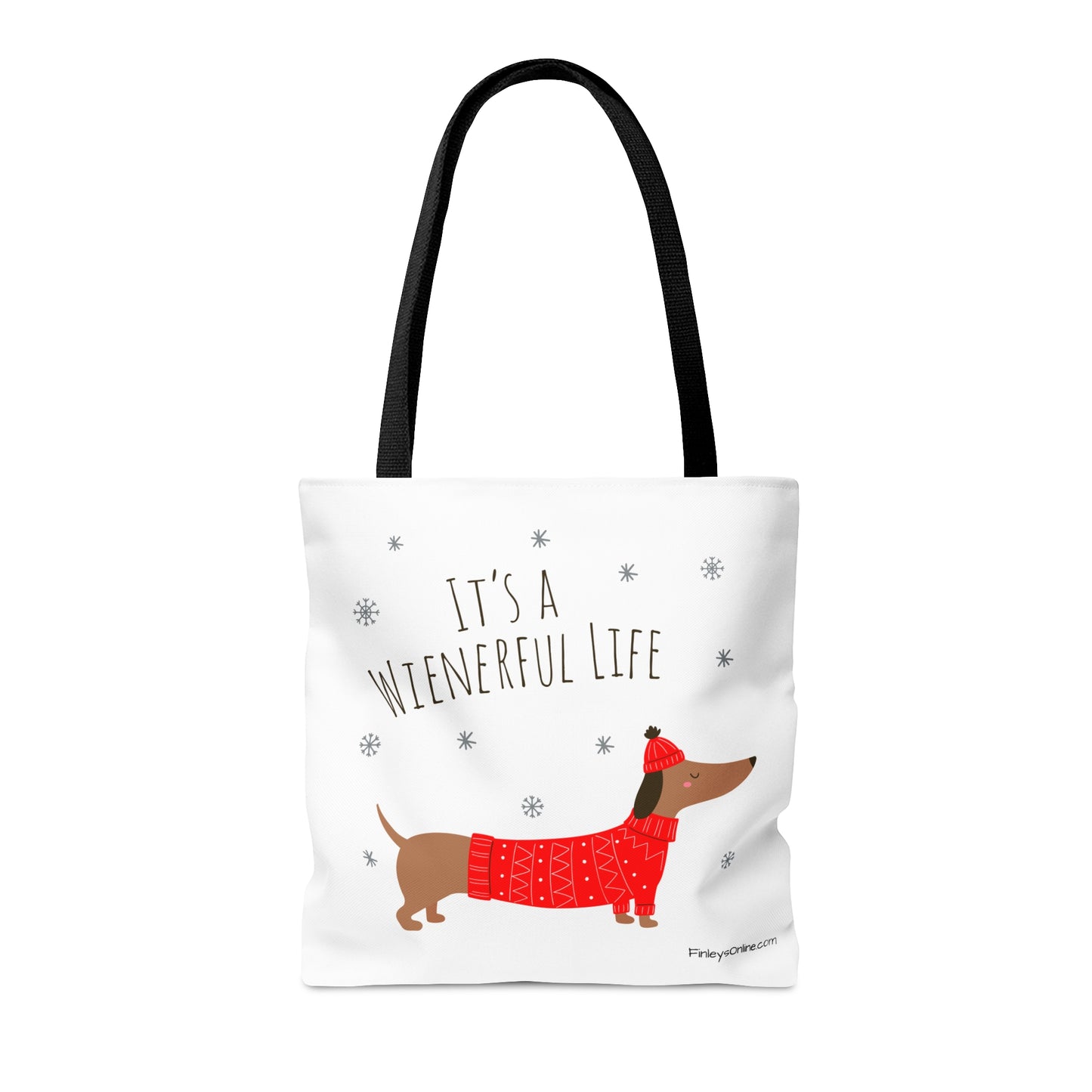 It's a Wienerful Life Dachshund Tote Bag