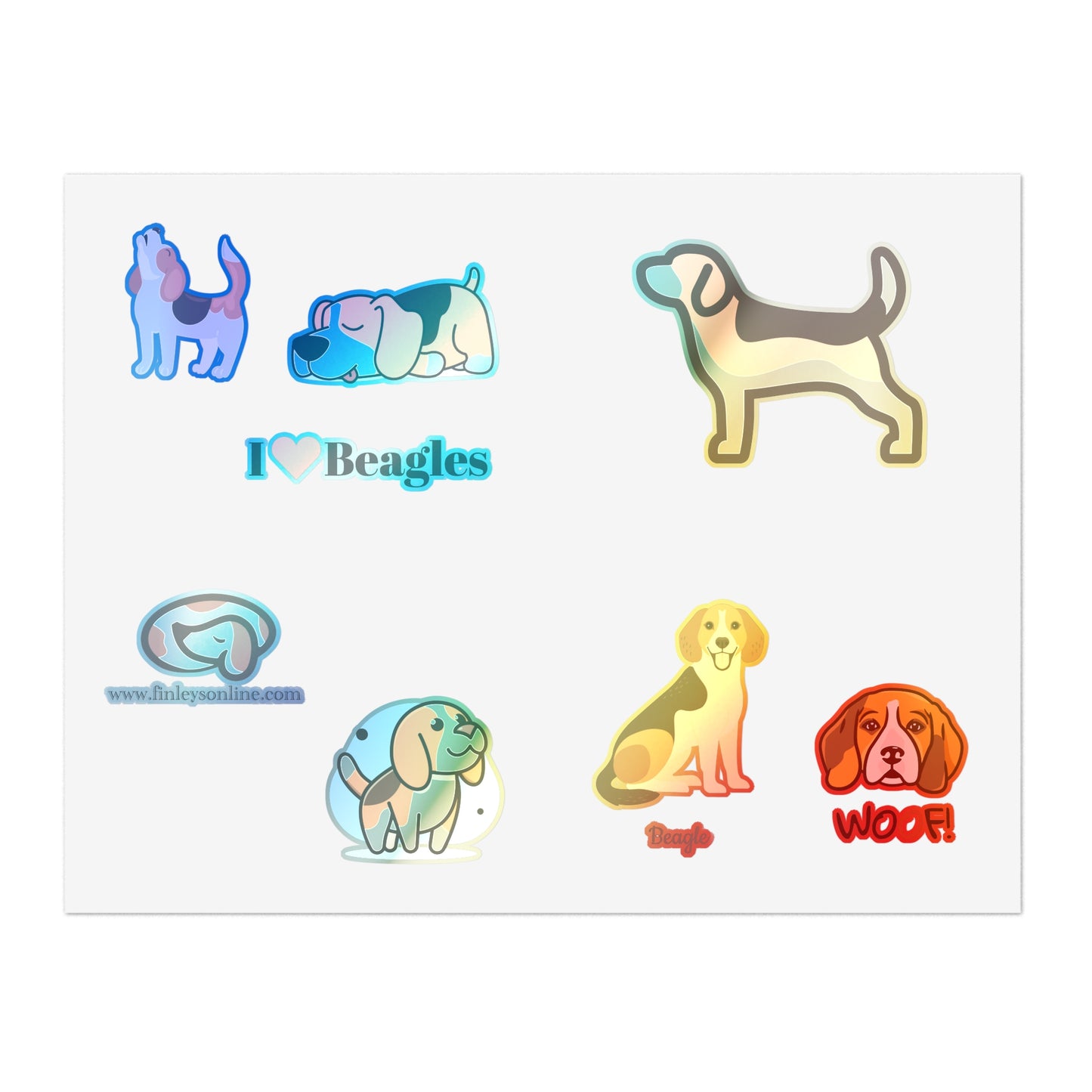 Beagle Sticker Sheets - Finleys Online