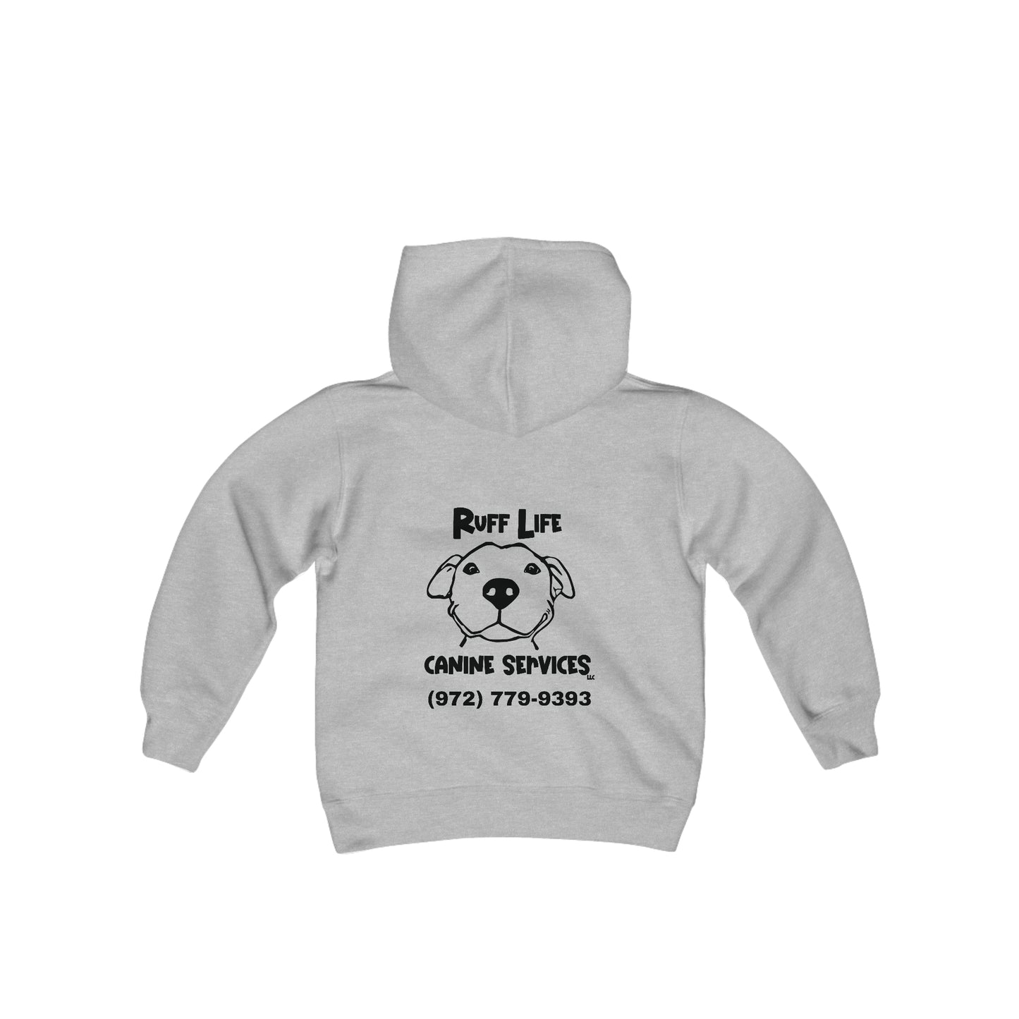 Ruff Life Canine Service - Logo 2 - Youth Sweatshirt - Finleys Online