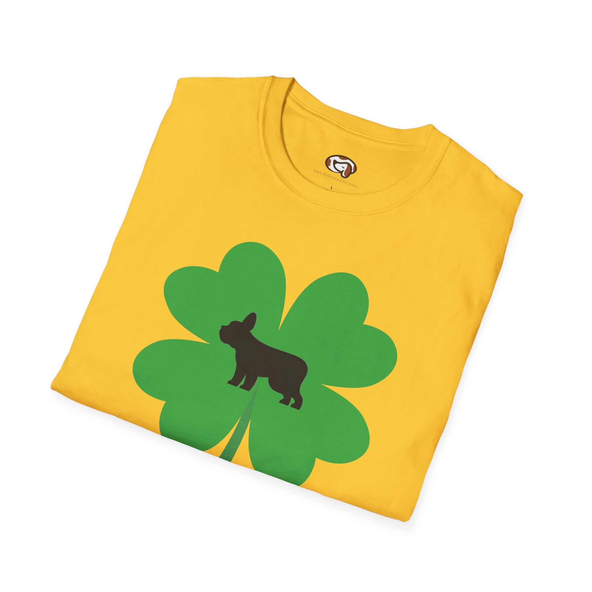 Lucky Frenchie Unisex T-Shirt - Finleys Online