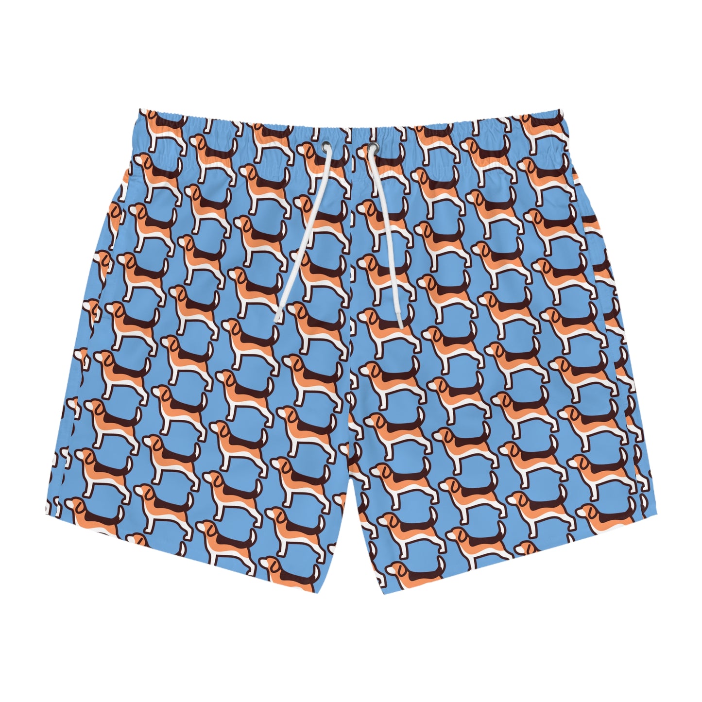 Modern Beagle Swim Trunks - Light Blue