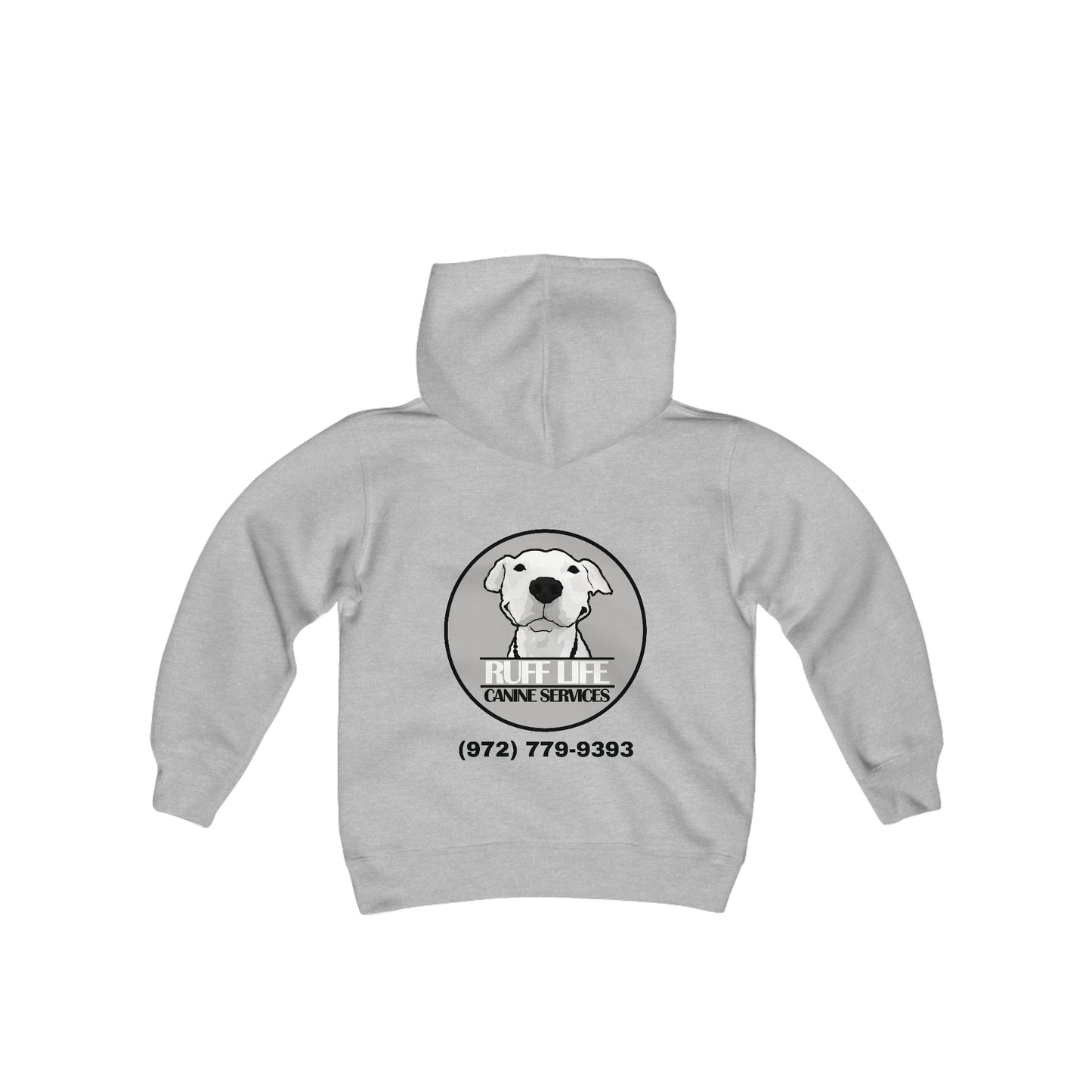 Ruff Life Canine Service - Logo 1 - Youth Sweatshirt - Finleys Online