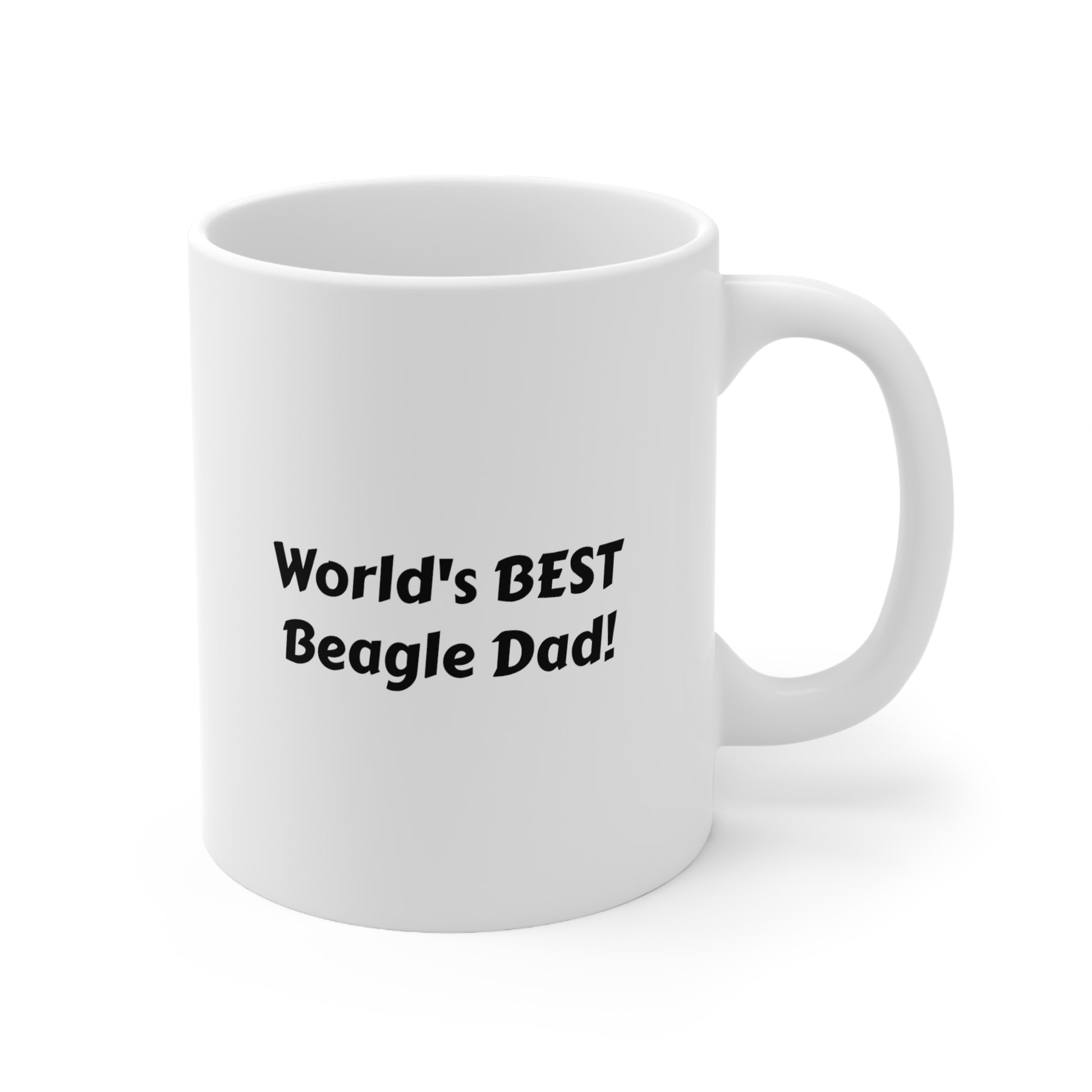 World's Best Beagle Dad Ceramic Mug 11oz - Finleys Online