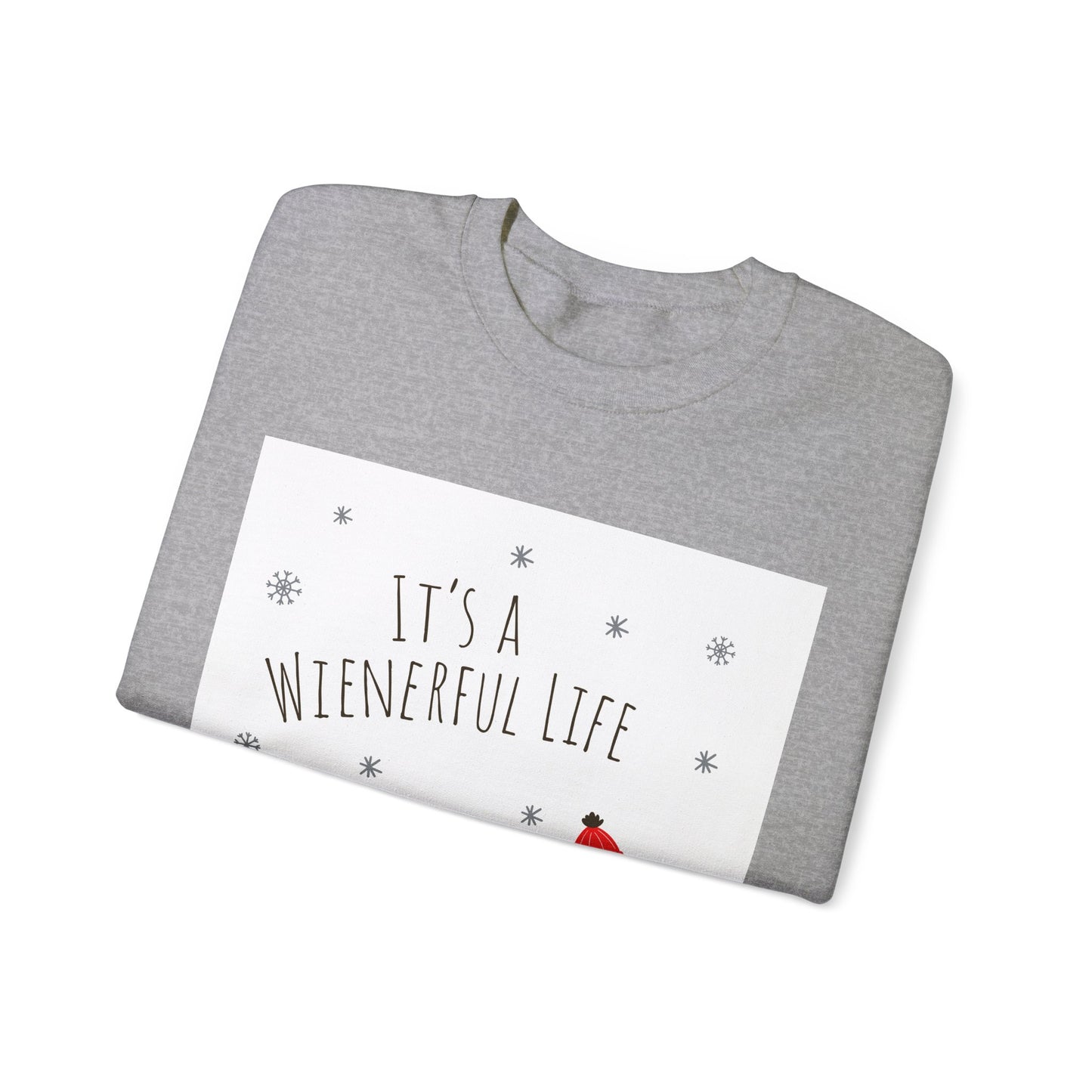 "It's a Wienerful Life" Heavy Blend™ Crewneck Sweatshirt