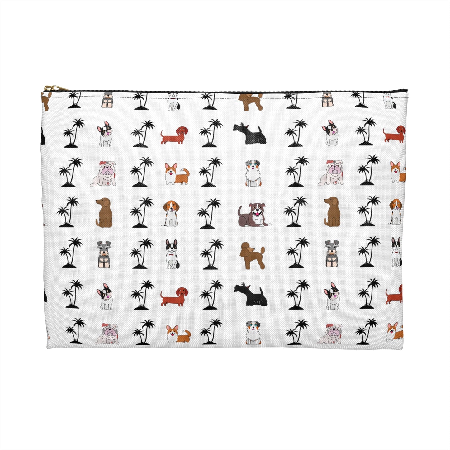 Dogs and Palms Accessory Pouch - Large - Clearance - Finleys Online