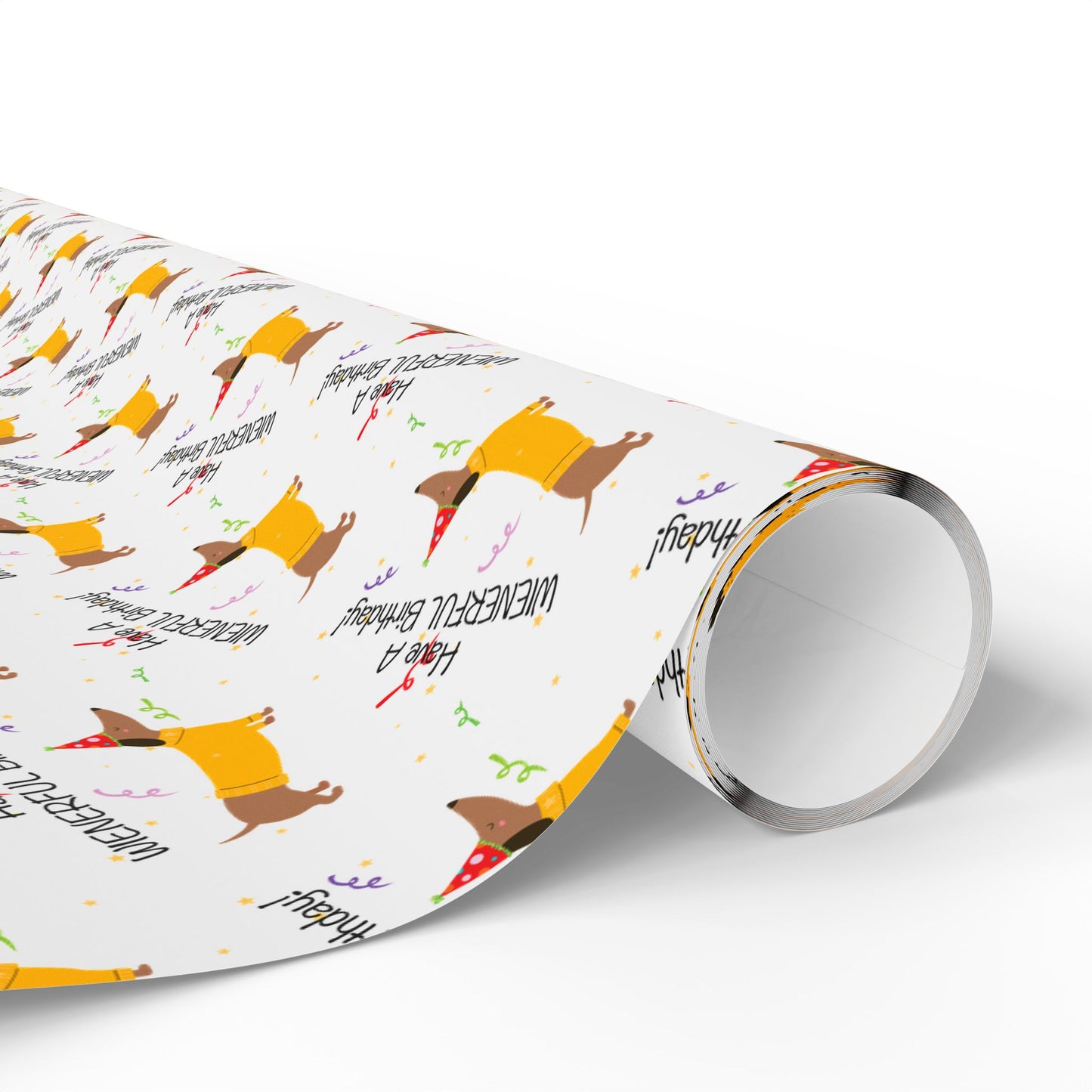 Have a Wienerful Birthday Dachshund Wrapping Paper