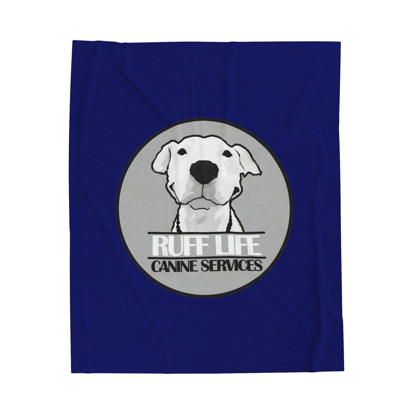 Ruff Life Blanket - Dark Blue