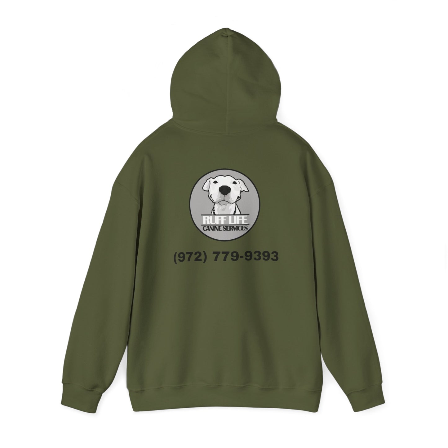 Ruff Life Canine Services - Logo 1 - Adult Sweatshirt - Finleys Online