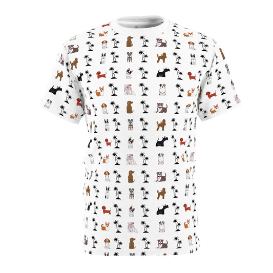 All Dogs and Palms Unisex Cut & Sew Tee - Finleys Online