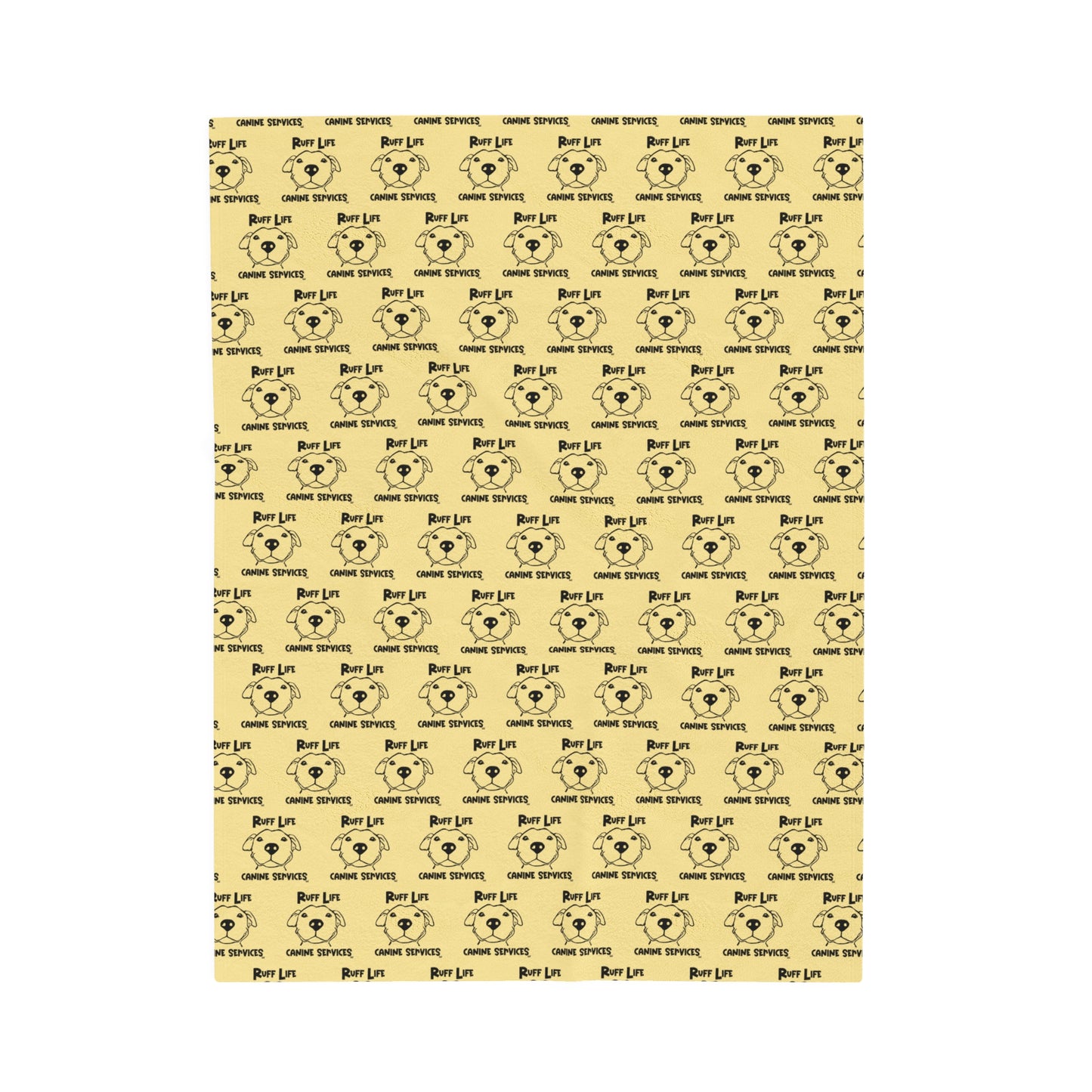 Ruff Life (Logo 2) Velveteen Blanket