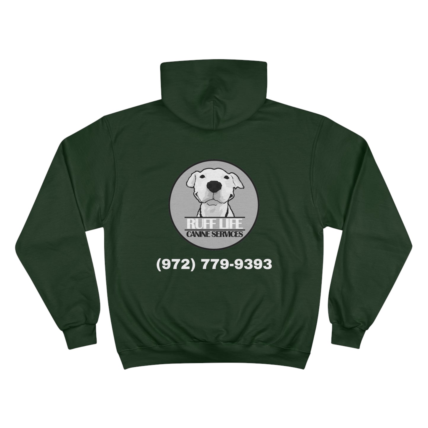 Ruff Life Canine Services Champion Hoodie - Logo 1 - Finleys Online