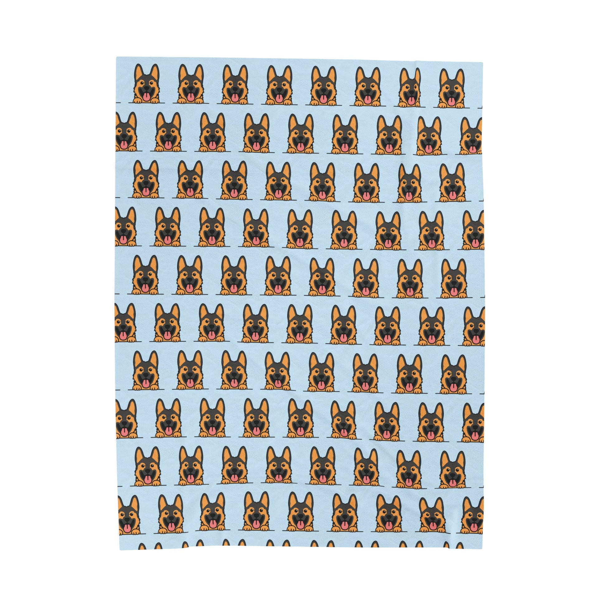 German Shepherd Velveteen Plush Blanket - Finleys Online