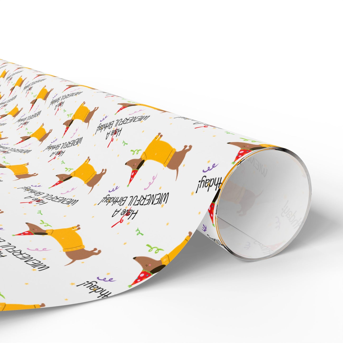 Have a Wienerful Birthday Dachshund Wrapping Paper
