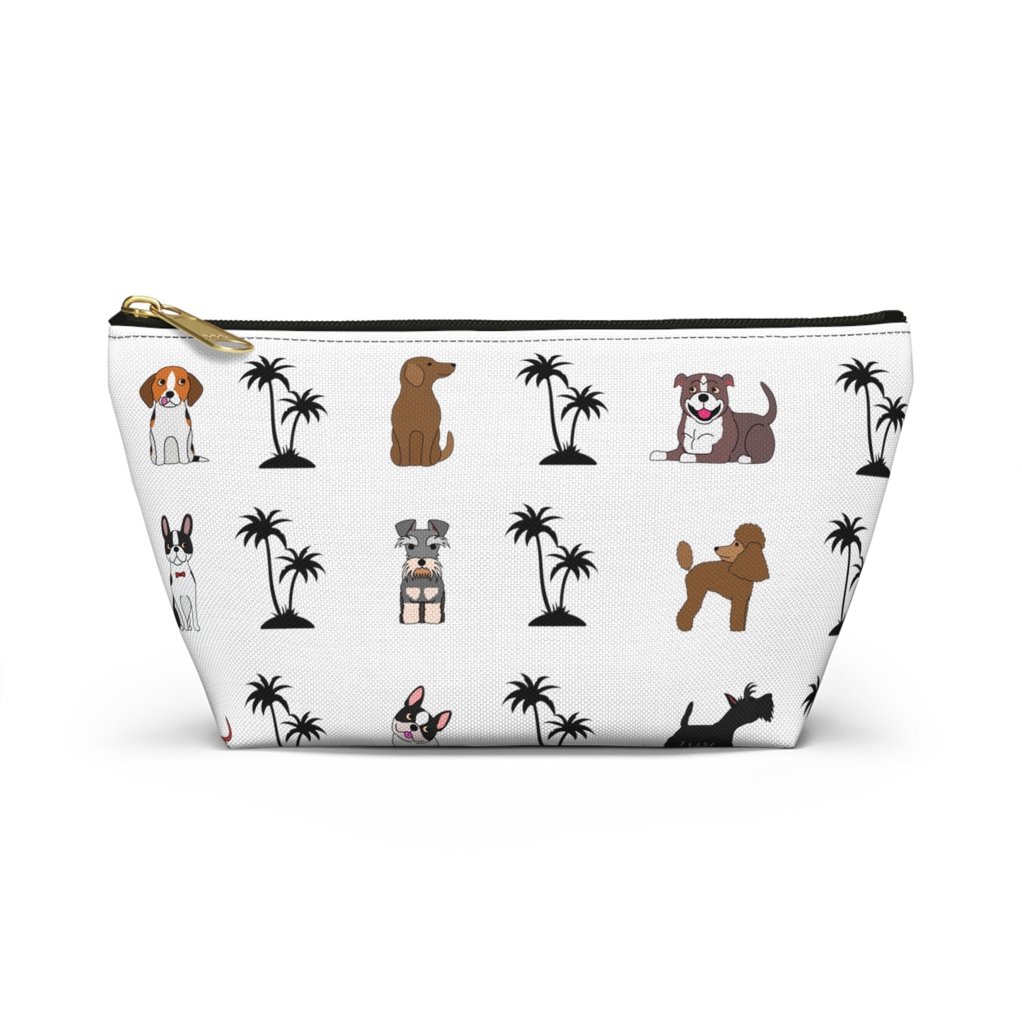 Dogs and Palms Accessory Pouch w T-bottom - Clearance - Finleys Online