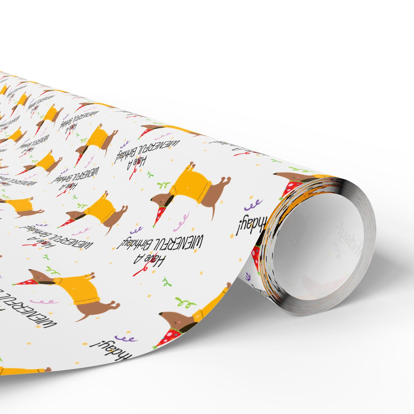 Have a Wienerful Birthday Dachshund Wrapping Paper
