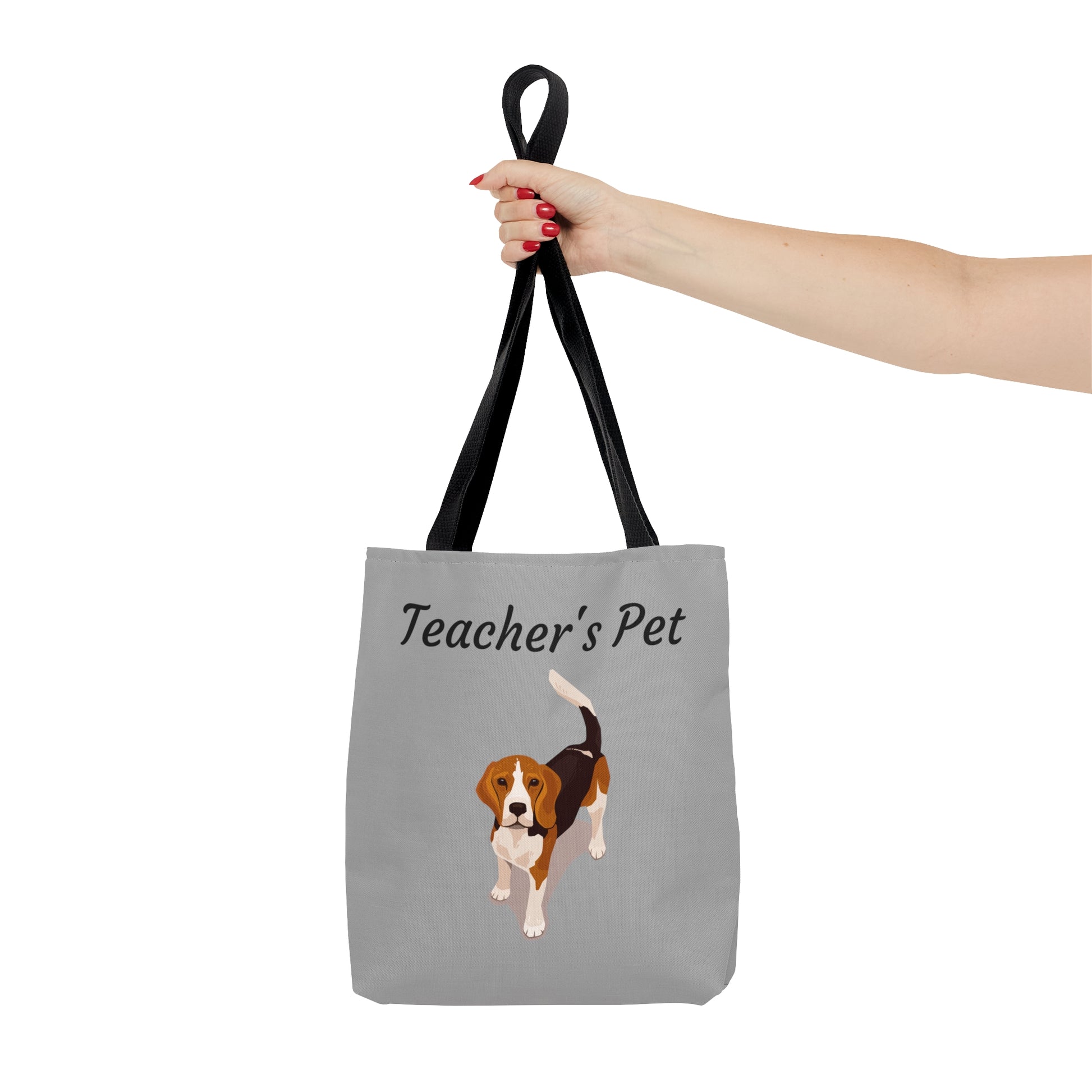 Teacher's Pet (Beagle) Tote - Gray - Finleys Online