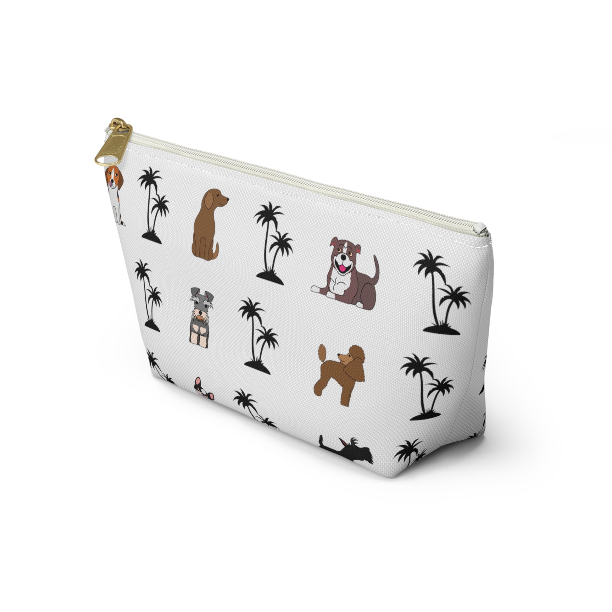 Dogs and Palms Accessory Pouch w T-bottom - Finleys Online