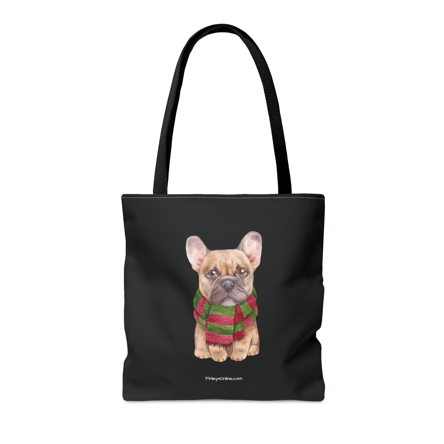 Winter Frenchie Tote - Black - Finleys Online