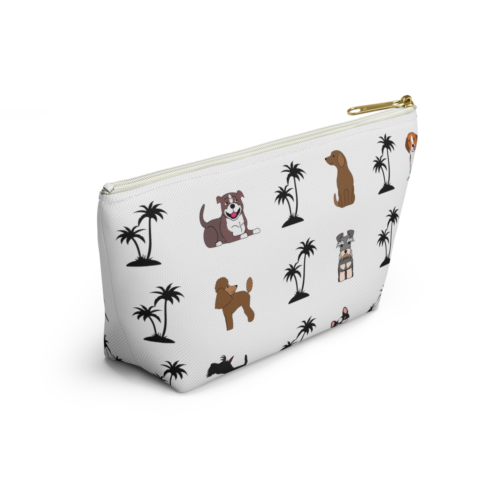 Dogs and Palms Accessory Pouch w T-bottom - Finleys Online