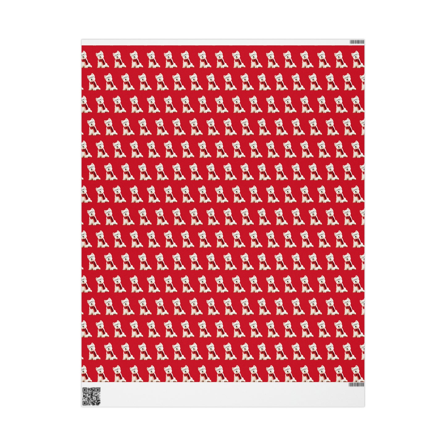 Westie Red Wrapping Paper - Finleys Online