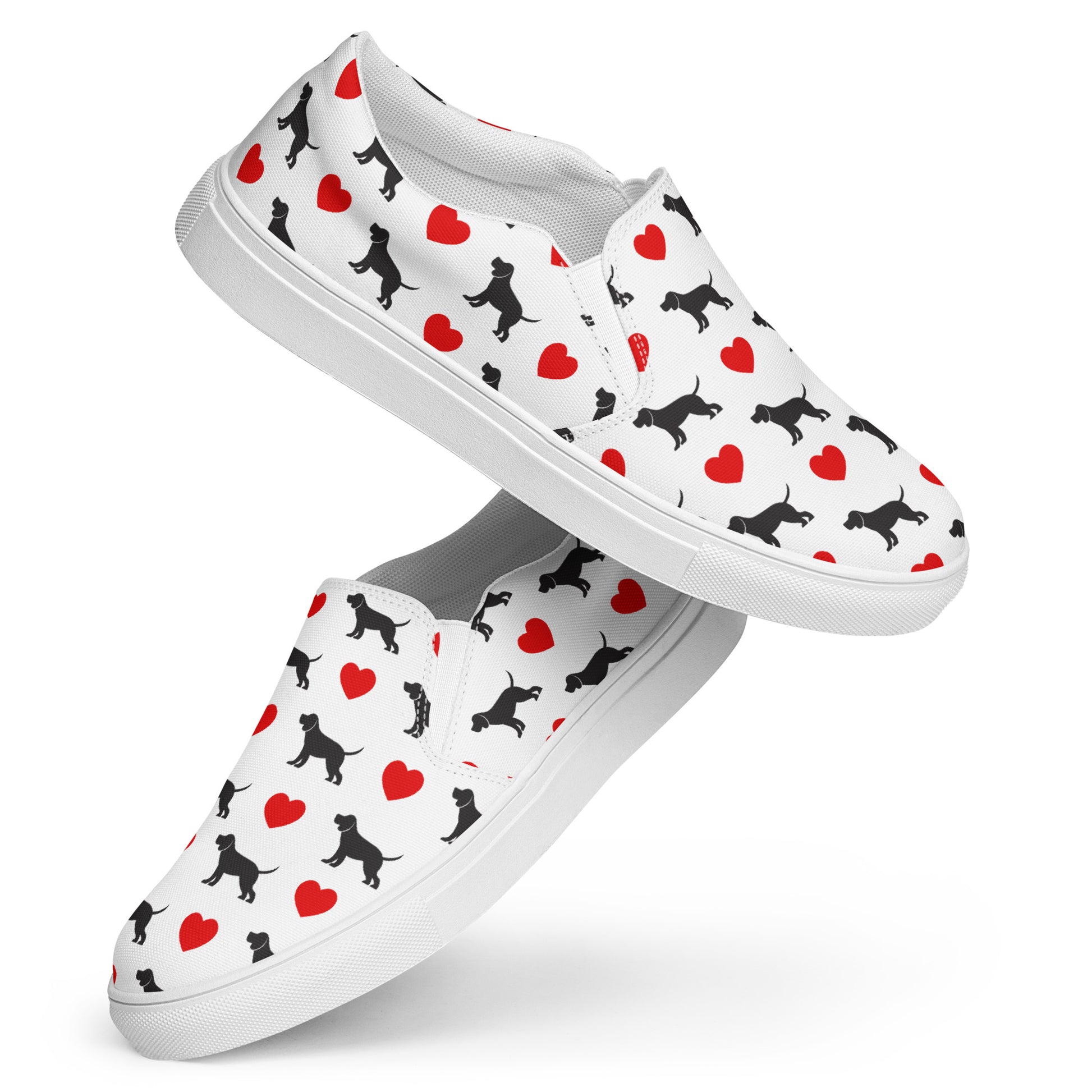 Beagle Love - Women’s slip-on canvas shoes - Finleys Online