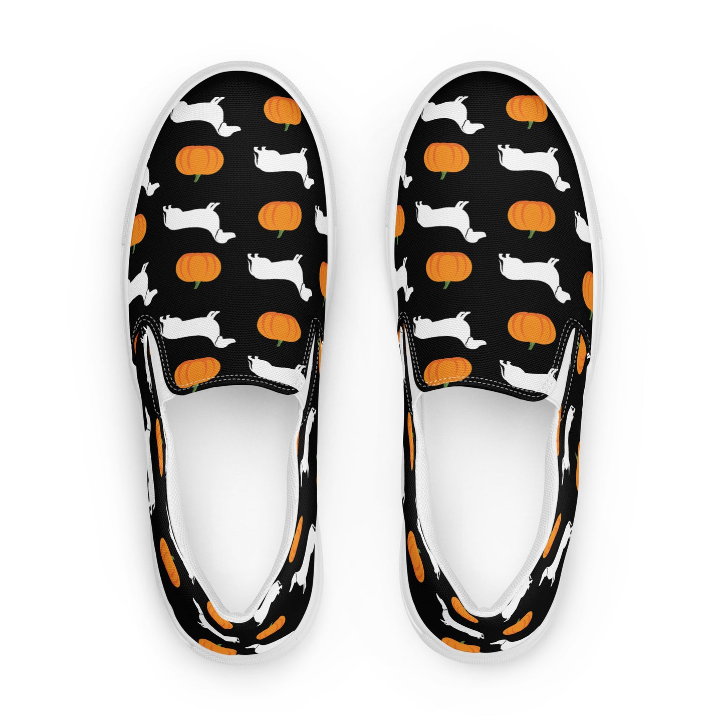 Dachshund Halloween Women’s slip-on canvas shoes - Finleys Online