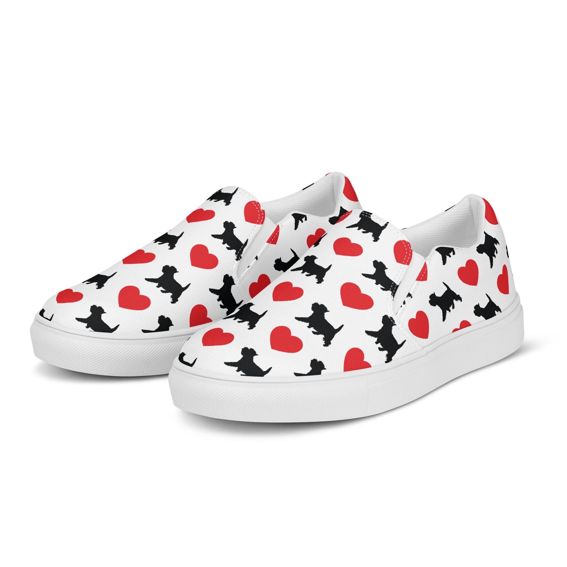 Westie Love Women’s slip-on canvas shoes - Finleys Online