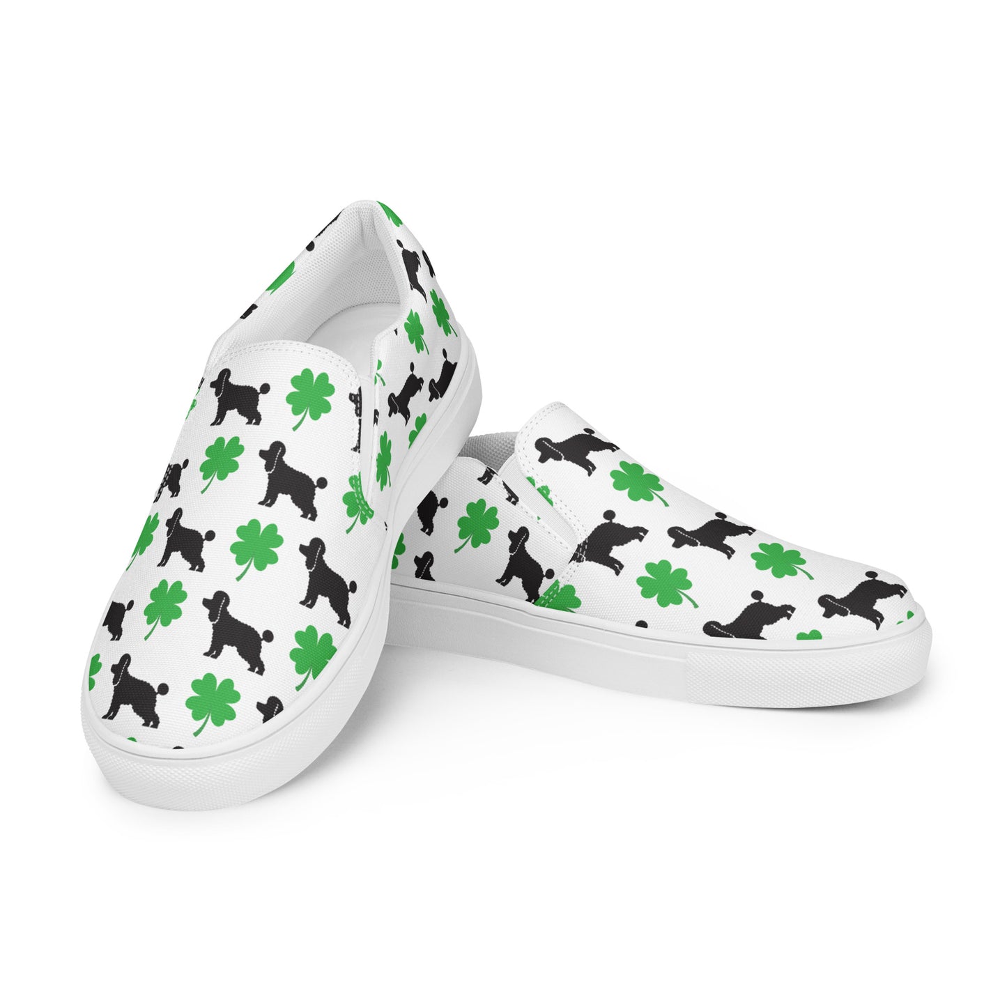 Lucky Poodle Women’s slip-on canvas shoes - Finleys Online