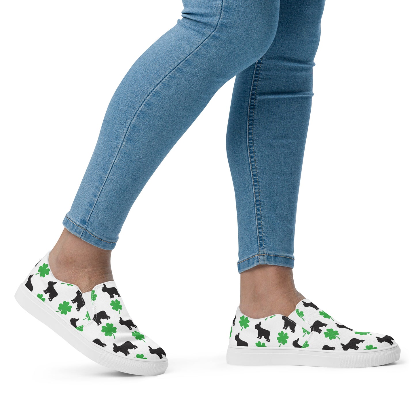 Lucky Frenchie Women’s slip-on canvas shoes - Finleys Online