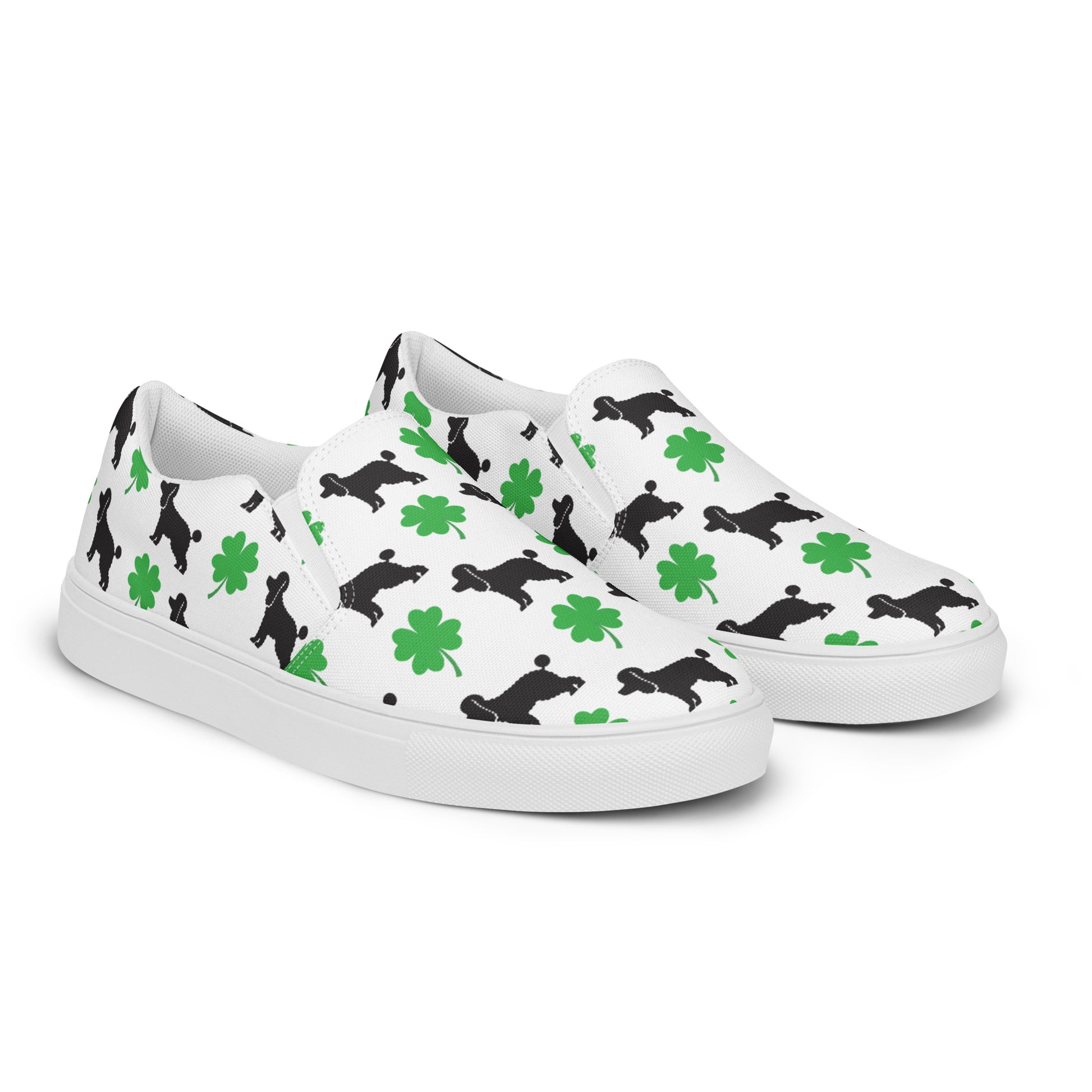 Lucky Poodle Women’s slip-on canvas shoes - Finleys Online