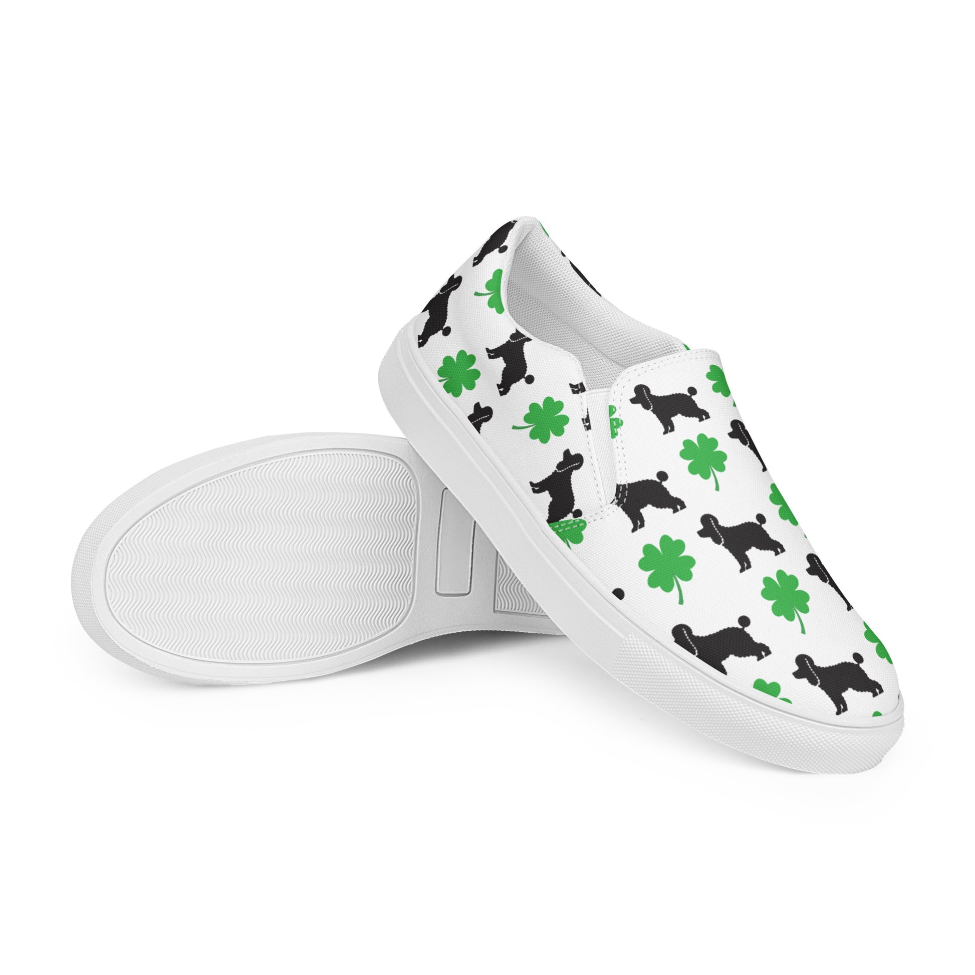 Lucky Poodle Women’s slip-on canvas shoes - Finleys Online